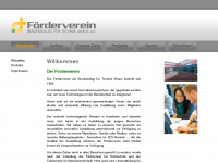foerderverein-bta.de Webseite Vorschau