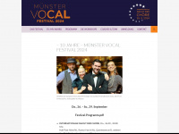 muenster-vocal.de Webseite Vorschau