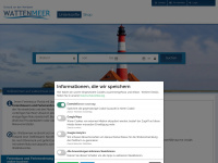 wattenmeer.com Webseite Vorschau
