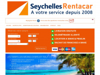seychelles-rentacar.com Webseite Vorschau