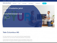 telecolumbus.com Webseite Vorschau