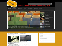 fight-human-trafficking.org Webseite Vorschau