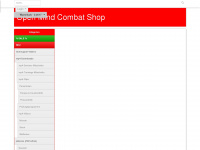 open-mind-combat-shop.eu Webseite Vorschau