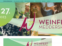 weinfest-meddersheim.de Webseite Vorschau