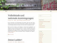 kunotes.wordpress.com Webseite Vorschau