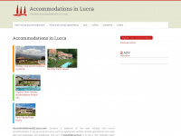 accommodationsinlucca.com Webseite Vorschau