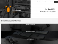 elektro-ott.li Webseite Vorschau