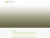 mecaso.ch Webseite Vorschau