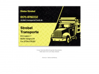 strobel-transporte.de Webseite Vorschau