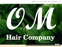 om-haircompany.com Webseite Vorschau