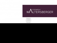 waltersberger-architektur.de Webseite Vorschau