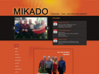 mikado-band.de Webseite Vorschau