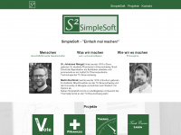 simplesoft.eu Webseite Vorschau
