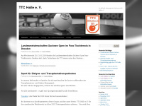 ttc-halle.de Webseite Vorschau