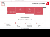antonius-apotheke-24.de Webseite Vorschau