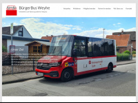 buergerbus-weyhe.de Webseite Vorschau