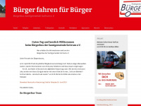 buergerbus-sottrum.de Webseite Vorschau