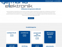 germania-elektronik.de Webseite Vorschau