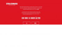 stolichnaya.de Webseite Vorschau
