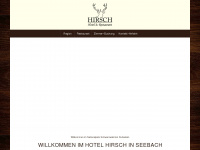 hirsch-seebach.de Webseite Vorschau