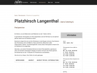 platzhirschlangenthal.ch Webseite Vorschau
