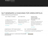 mindvisory-seminars.de Webseite Vorschau