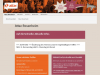 attac-rosenheim.de Webseite Vorschau
