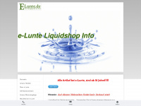 e-lunte-liquidshop-info.de Webseite Vorschau