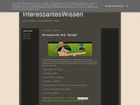 interessanteswissen.blogspot.com Webseite Vorschau
