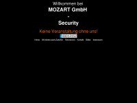 mozart-security.de Webseite Vorschau