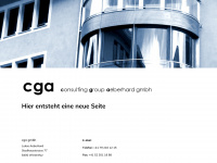 cgateam.ch Webseite Vorschau