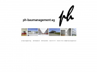 ph-baumanagement.ch Webseite Vorschau