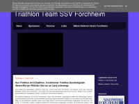 triathlon-ssv-forchheim.blogspot.com Webseite Vorschau