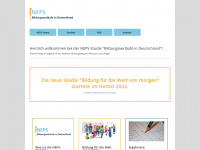 neps-studie.de Webseite Vorschau