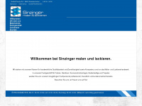 sinzinger.info Webseite Vorschau