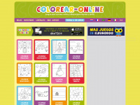 colorear-online.com Webseite Vorschau
