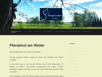 pferdehofamweiler.de Webseite Vorschau