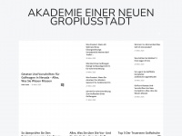 akademie-einer-neuen-gropiusstadt.de Webseite Vorschau