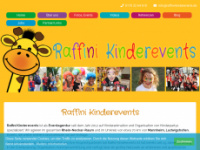 raffini-kinderevents.de Webseite Vorschau