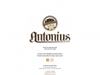 antonius-bier.com Webseite Vorschau