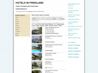 hotelsinfriesland.nl Webseite Vorschau
