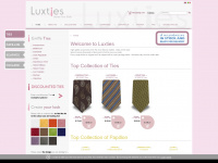 luxties.com Webseite Vorschau