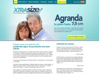 xtrasize.es Webseite Vorschau