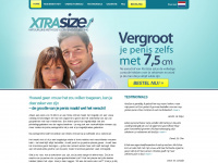 xtrasize.nl Webseite Vorschau