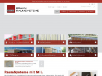 braun-raumsysteme.ch Webseite Vorschau