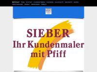 malersieber.ch Webseite Vorschau