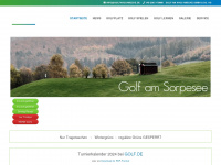 golfhausamecke.de Webseite Vorschau