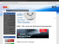 ebk-brandschutz.de Webseite Vorschau