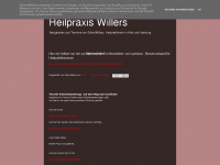 heilpraxiswillers.blogspot.com Webseite Vorschau
