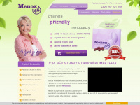 menox45.cz Webseite Vorschau